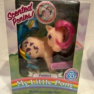 My Little Pony 35th Anniversary Parasol Figure Rainbow Collection Scented Ponies